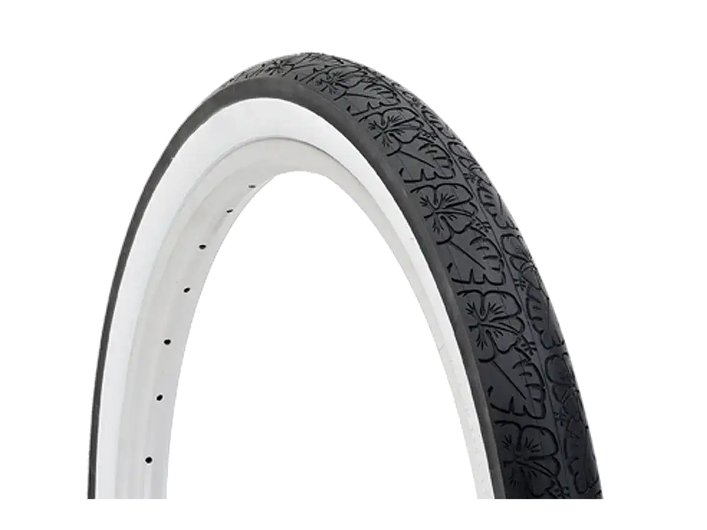 Tire Electra Cruiser Blossom Trail - With hibiscus flower pattern