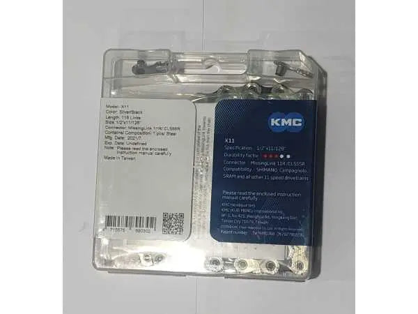 KMC Bike Chain X11 11-Speed - One Chain for All Derailleur Systems 